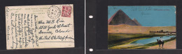 FRENCH LEVANT. French Levant - Cover - Port Said To USA Co,Denver Single Fkd Pcard. Easy Deal. XSALE. - Otros & Sin Clasificación