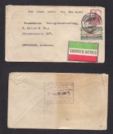 Mexico - XX. 1929 (25 June) DF - Germany, Stuttgart Via NY. Air Multifkd Env. Comercial. XSALE. - Mexiko