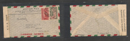 MEXICO. Mexico Cover - 1942 WW2 DF To Argentina Air Censored Mult Fkd Env Via Guatemala Chinese Business, Few Left After - Mexiko