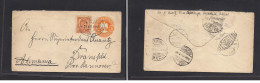 MEXICO. Mexico - Cover - 1908 Tapachula To Germany Dransfeld Stat Env+adtl Oval Cachet. Easy Deal. XSALE. - Mexique