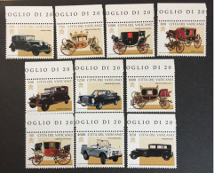 1997 - Vaticano - Carrozze Ed Auto Papali - Serie 10 Valori - Nuovi - Neufs