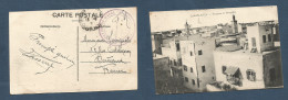 MARRUECOS - French. C. 1920 (13 Sept) Casablanca - France, Bordeaux. FM Military Cachet Ppc. Fine. XSALE. - Marruecos (1956-...)