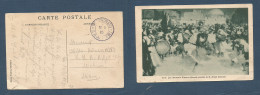 MARRUECOS - French. 1925 (12 Sept) La Kelare M Dez Mekinez. Military FM Violet Cachet. VF. XSALE. - Marocco (1956-...)