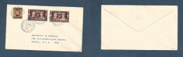 MARRUECOS - British. 1937 (13 May) Casablanca - London, UK. Multifkd Env Incl. Coronation. French Currency. XSALE. - Maroc (1956-...)