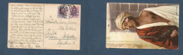 MARRUECOS. 1926 (8 Ene) Tetuan - Suiza, Son Gallen. TP Franqueo Vaguer Sobrec, Tarifa 25 Cts, Mat Fechador. Muy Bonita.  - Morocco (1956-...)