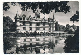 CPSM 10,5 X 15 Indre Et Loire AZAY LE RIDEAU Le Château (XVI° S.) Construit Par Mme Berthelot - Azay-le-Rideau