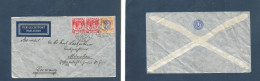MALAYSIA. 1938 (29 Apr) Penang - Germany, Munich. Air Multifkd Env. Lovely Condition Usage. 42c Rate. XSALE. - Malasia (1964-...)