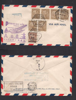 MACAU. 1937 (28 Apr) GPO. Special First Flight. Multifkd Env + Cachet. Flight To USA. Reverse S. Francisco, California ( - Autres & Non Classés