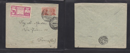 Italy - XX. 1925 (28 June) Kingdom XII. Philatelia Congress. Comm Fkd Envelope + Label. XSALE. - Non Classés