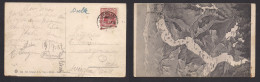 Italy - XX. 1908. Lake Maggione, Varese - Switzerland, Roche. Single Fkd Perol 10c, Swiss TPO Cancel Transit. Interestin - Sin Clasificación