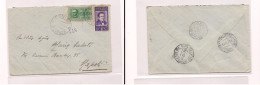 ITALY. Cover -  1937 Senise Potenza To Napoli Fkd Express Env Leopardi. Easy Deal. XSALE. - Non Classificati