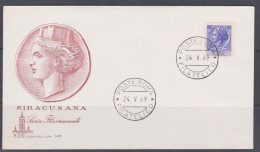 Italie FDC 1969 1002 A Monnaie Syracusaine - FDC