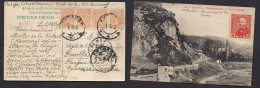 RUSSIA. 1910 5 (18) Oct. Esperanto, Rusajo, Koutais (Caucaso) Royal School - France, Grenoble (26 Oct) Multifkd Pcard Wr - Andere & Zonder Classificatie