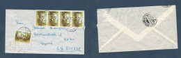 PORTUGAL-MOZAMBIQUE. 1970 (17 Dec) Netia - Switzerland, Uznil. Air Multifkd Env At 7,50 Esc Rate, Tied Small Village Cds - Andere & Zonder Classificatie