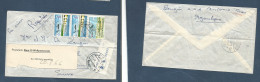 PORTUGAL-MOZAMBIQUE. 1966 (17 Aug) Nampula - Switzerland, Bern Via Lisboa. Registered Multifkd Envelope At 15 Esc Rate + - Other & Unclassified