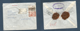 PORTUGAL-MOZAMBIQUE. 1950 (Aug) Zembe Plantation, Vila Pery - Switzerland, Zurich (10 Aug) Registered Air Multifkd Env A - Other & Unclassified
