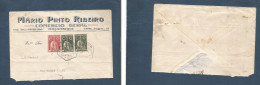 PORTUGAL-MOZAMBIQUE. 1931. GPO - France. 1,60 Esc Rate Ceres Issue Multifkd Comercial Env, Tied Ds. XSALE. - Autres & Non Classés