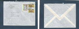 PORTUGAL-ANGOLA. 1958 (20 Oct) Malange - Switzerland, Zurich. Air Multifkd Env Rhinos. Fine. XSALE. - Other & Unclassified