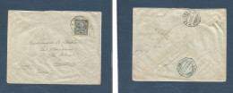 PORTUGAL-ANGOLA. 1913 (16 June) Lobito - Switzerland, Lausanne (17 July) Via Benquella (17 June) Reverse Blue Ds. XSALE. - Other & Unclassified