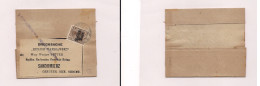 POLAND. Poland -c.1918 Warsaw To Sandomierz WW1 German Occup Fkd Complete Printed Wrapper, Stline Cachet. Easy Deal. XSA - Sonstige & Ohne Zuordnung