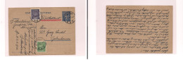POLAND. Poland -1930 Bruoziadz To Rabenhausen Stat Card +2 Adtls. Easy Deal. XSALE. - Autres & Non Classés
