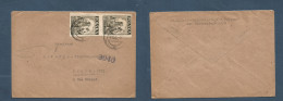 POLAND. 1948 (4 Oct) Wroclaw - France, Paris. 10 Zlt. Multifkd Imperf Stamps Env + Control Cachet. Fine. XSALE. - Other & Unclassified