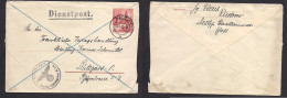 POLAND. 1942 (13 July) Nazi Occup, Radom - Germany, Stuttgart. Official Mail. General Gov Stat Envelope, 24 3l Red Envel - Sonstige & Ohne Zuordnung