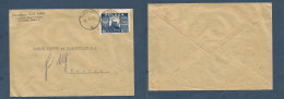 POLAND. 1947 (28 March) Warsaw - Switzerland, Zurich. Single 10 Zlt Blue Imperf Fkd Env. XSALE. - Other & Unclassified