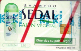 Mexico: Telmex/lLadatel - 2001 Sedal Shampoo. Mint - Messico