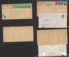 NORWAY. Norway Cover 1946/54 Three Mult Fkd Air Enves To USA Form Oslo. US Information War Service. Interesting Trio. Ea - Andere & Zonder Classificatie