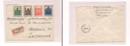 NETHERLANDS. Netherlands - Cover -  1948 Rotterdam To Switz Amrisvil Registr Multfkd Env. Easy Deal. XSALE. - Other & Unclassified