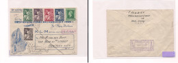 NETHERLANDS. Netherlands - Cover -  1946Amsterdam USA First KLM Flight Mult Fkd Env, Aux Marks. Easy Deal. XSALE. - Otros & Sin Clasificación