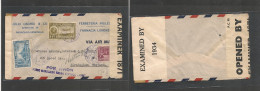 VENEZUELA. Venezuela Cover - 1942 WW2 Maracaibo To UK Birmingham Air Mult Fkd Env Dual Censored Special Air Cachet Por A - Venezuela