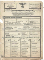 Parteistatistische Erhebung 1939 - Documentos Históricos