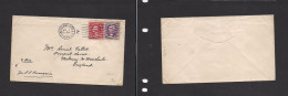 USA. USA Cover 1936 Longo Island To UK Motram Mult Fkd Env Nice Steamer Berengaria. Easy Deal. XSALE. - Otros & Sin Clasificación