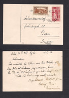 SYRIA. 1932 (19 Nov) Alep - Switzerland, Bern. Private Card Fkd On Very Scarce Usage. XSALE. - Syrien