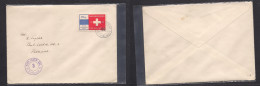 Switzerland - XX. 1939. Soldiers Mail. Fkd Env Multicolor + "48" Pont Last W. Kol Cachet. VF. XSALE. - Other & Unclassified