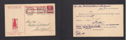 Switzerland - Stationery. 1919 (9 Dec) Bern - Stuttgart. Germany. Air Francke Librarie 10c Stat Card. Private Print. Fin - Other & Unclassified