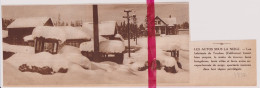 Truckee USA Calfornia - Cars Under Snow , Sneeuw - Orig. Knipsel Coupure Tijdschrift Magazine - 1937 - Non Classés