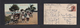 SOUTH AFRICA. 1925 (29 July) Durban - Chelsea, UK. Fkd View Ppc. Riskstra Boys. XSALE. - Autres & Non Classés