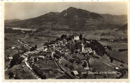 SUISSE - GRUYERES Et Le Lac Vus D'avion - Gruyères