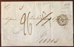 Etats-Unis, Achemineur New-York Sur Lettre De La Havane, Cuba 22.6.1856 Pour La France - (B1357) - Marcophilie