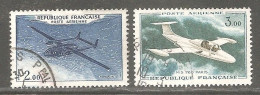 FRANCE - Série Prototypes. Types 1954/59.Valeurs En Nouveau Franc.1960-64. Y&T N° PA 38a + 39a. Oblitérés - 1960-.... Oblitérés