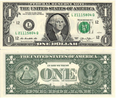 USA 1 Dollars  L  2013  UNC - Federal Reserve Notes (1928-...)