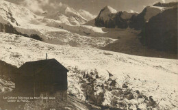 Switzerland Postcard La Cabane Betemps Au Mont Rose Castor Et Pollux - Other & Unclassified