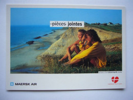 Avion / Airplane / MAERSK AIR / Pièces Jointes / Airline Issue - 1946-....: Ere Moderne