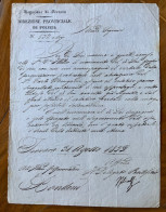 FERRARA 31/8/1852 - PERQUISIZIONE E ARRESTO DR. CARLO MONGARDI - AUTOGRAFO  DEL.PONT. CARDINALE  FILIPPO FOLICALDI - Historische Documenten