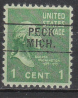 USA Precancel Vorausentwertungen Preo Locals Michigan, Peck 745 - Precancels