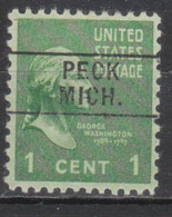 USA Precancel Vorausentwertungen Preo Locals Michigan, Peck 745 - Preobliterati