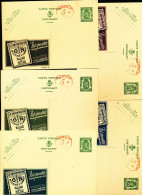 BELGIUM  PPS SBEP 6 294 P010 GRAND BAZAR NF SET UNUSED - Briefkaarten 1934-1951